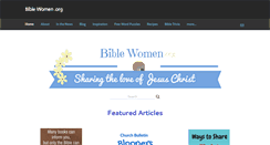 Desktop Screenshot of biblewomen.org